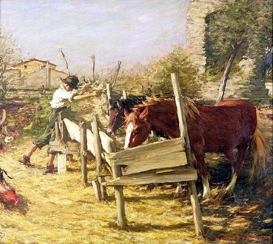 Henry Herbert La Thangue The Appian Way Germany oil painting art